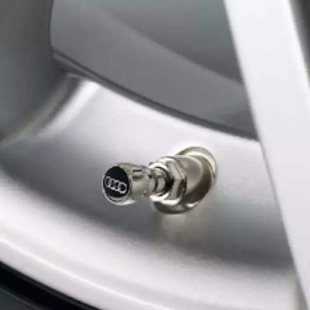 2005-2023 Audi - Aluminum Valve Stem Caps With Audi Logo