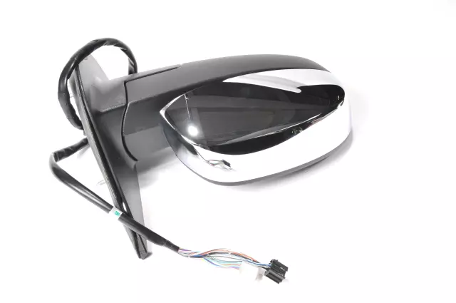 Bright Chrome Passenger Side Door Mirror
