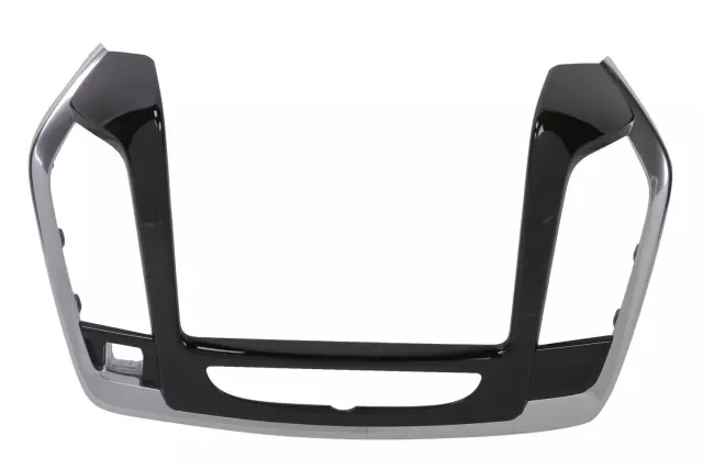 Piano Black Instrument Panel Radio Front Trim Plate