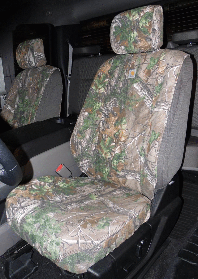 Rear Seat Covers 60/40, Green Camo