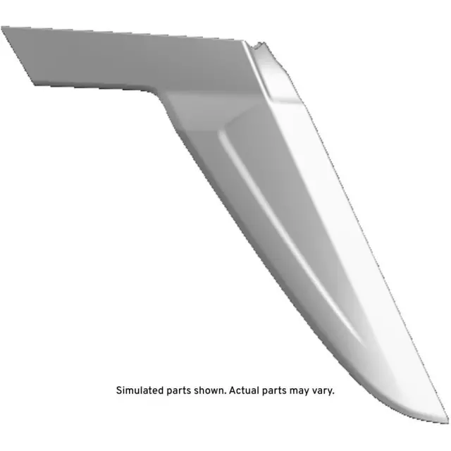 Black Body Driver Side Upper Rear Applique