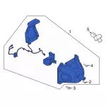 Bracket Spare Wheel Carrier