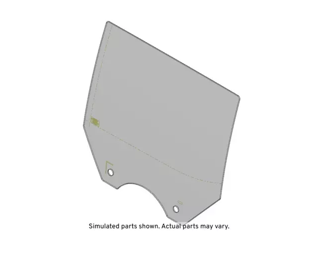 Rear Driver Side Door Window