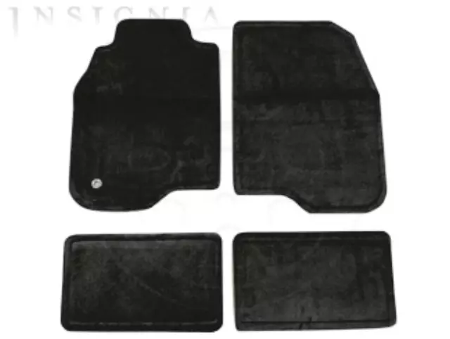Genuine GM OEM Carpet Floor Mats For 2016-2025 Chevy Malibu – Front & Rear, Black With Logo