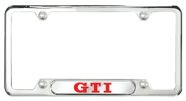 License Plate Frame - Gti (Red) - Volkswagen (ZVW-355-025)
