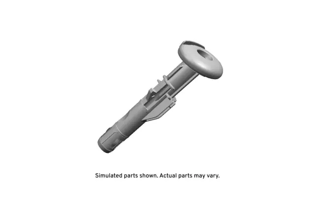 Very Light Platinum Rear Passenger Side Seat Head Restraint Guide