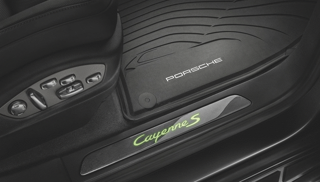 Door Entry Guards In Carbon - Illuminated