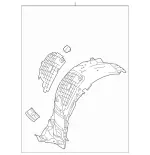 2015-2023 Mercedes-Benz - Wheel Arch Cover