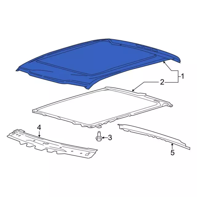 ML3Z-1650202-A - Roof Panel - Eastgate Ford Parts