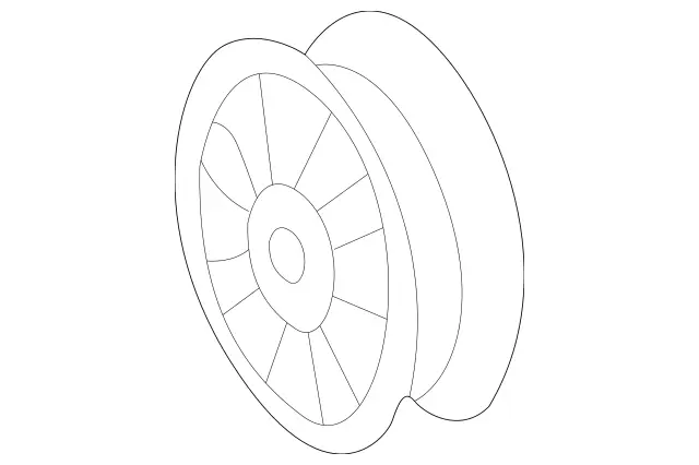 1993 – 1999 Mercedes-Benz Accessory Drive Belt Tensioner Pulley 104-200-10-70