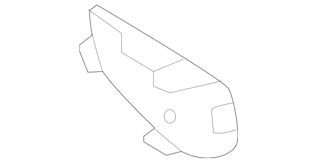 thumbnail image 2 of Rear Bumper Tow Hook Cover For Mercedes R-Class R350 2011-2012 - ABS Plastic Replacement Cap (White Passenger Side) 2 of 9
