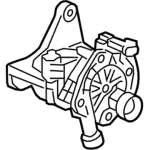 GM Genuine Parts Vacuum Pump 12686657 - Replacement For GMC Models