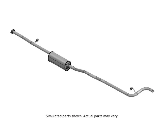 Exhaust Muffler with Exhaust Pipe