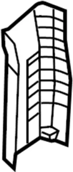 Upper Center Pillar Trim