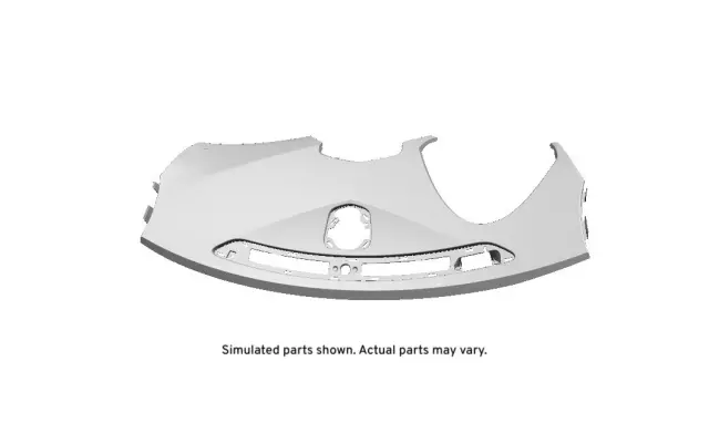 Jet Black Instrument Panel Upper Trim Panel