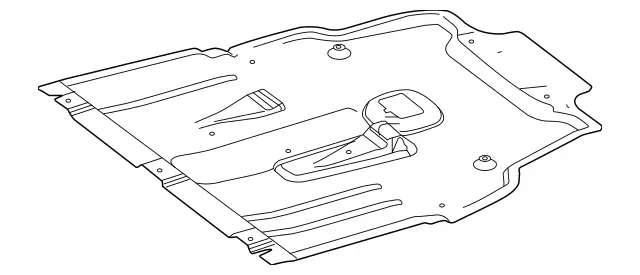 246-520-15-23 - Cover, Engine Comp Lower 2014-2023 Mercedes