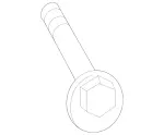 Control Arm Rear Bolt