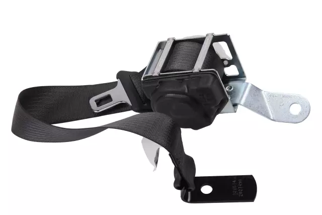 Ebony Rear Passenger Side Seat Belt with Retractor