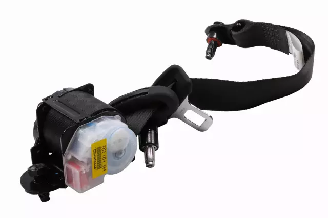 Black Rear Passenger Side Seat Belt