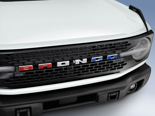 VN2DZ9942528B - Exterior: Grille Lettering - Red/White/Blue for Ford: Bronco Image