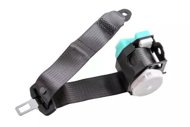 Jet Black Rear Seat Center Retractor Side Belt