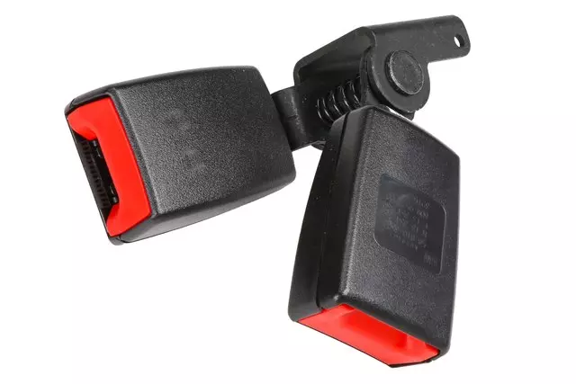 Jet Black Rear Seat Belt with Buckle