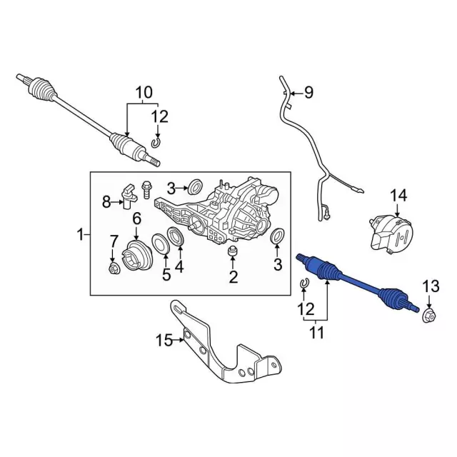 LAESSE3点 PX6Z-4K139-E - Cv Axle Assembly - 2024-2025 Ford Escape