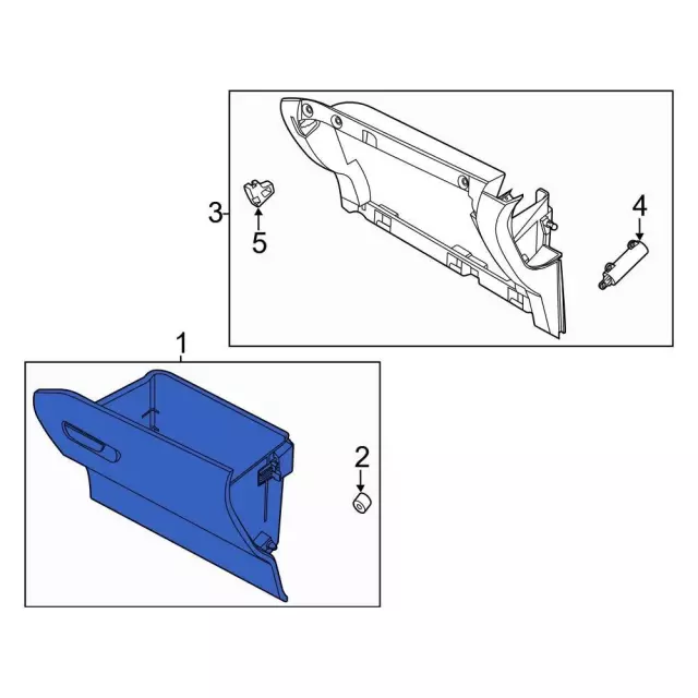 最旬ダウン NZ6Z-2606010-AA - Glove Box - 2022-2024 Ford Maverick ミュージック