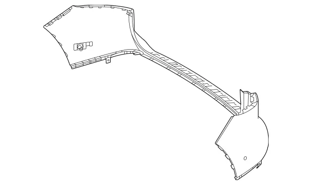 Genuine OEM Bumper Cover | 247-880-06-08-9999 | Fits Select