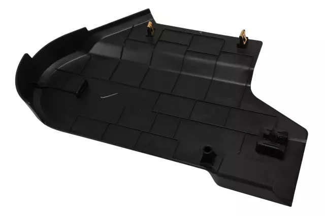 Jet Black Rear Passenger Side Seat Inner Hinge Finish Cover