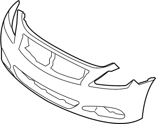 Front Bumper Cover – Primed, 2008-2013 Infiniti G37 Coupe Sport Journey, No Cutouts, OEM Fit