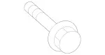 2003-2023 Mercedes-Benz - Cap Screw With Flange