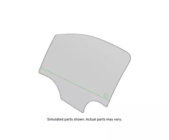 Front Driver Side Door Window