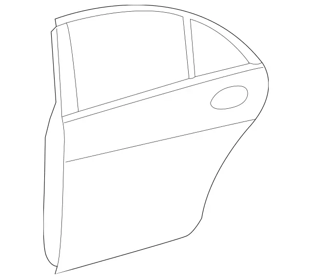 2021-2026 Mercedes-Benz Rear Door 223-730-16-10 | MB OEM Parts