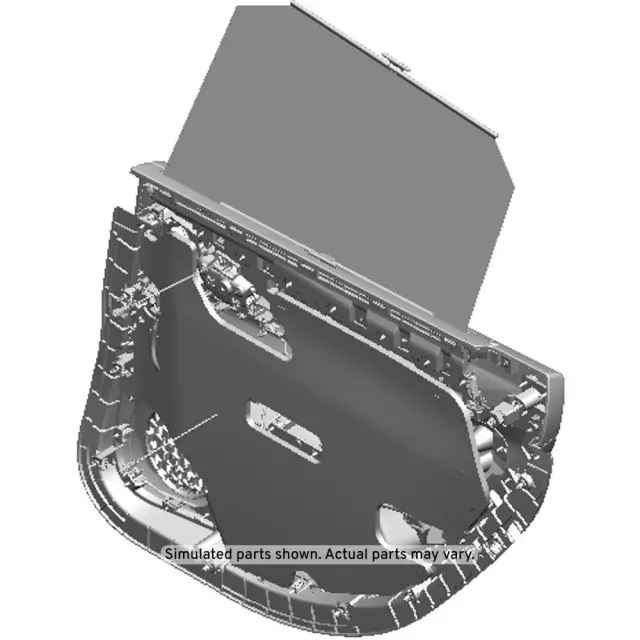 Jet Black Rear Driver Side Door Trim