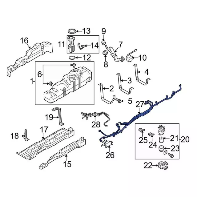 BC3Z-9S278-BB - Inlet Tube 2011-2016 Ford | Ford Parts Direct