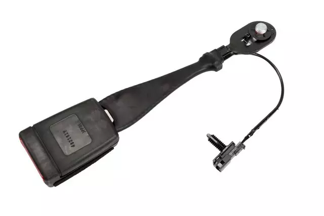 Black Passenger Seat Belt with Buckle