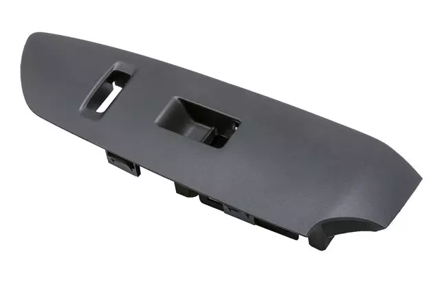 Jet Black Front Passenger Side Door Armrest Switch Mount Plate