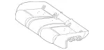 Padding, Rear Seat Cushion