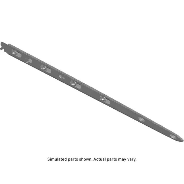 Exterior Bright Chrome Rear Passenger Side Door Lower Molding