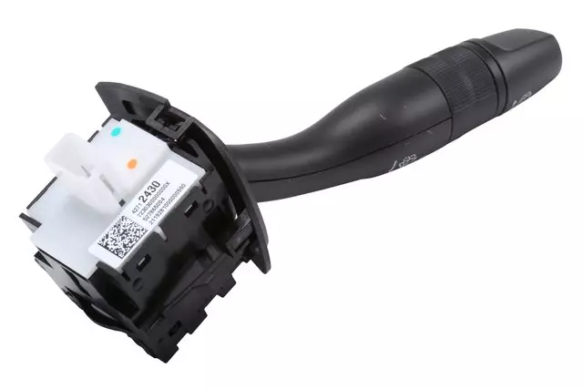 Black Windshield Wiper and Washer Switch