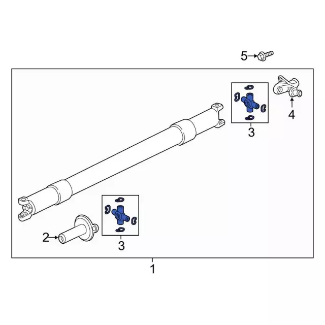 FL3Z-4635-B - Universal Joint 2015-2025 Ford | Online Ford Parts