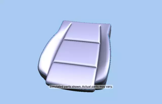 Jet Black Passenger Seat Cushion Cover