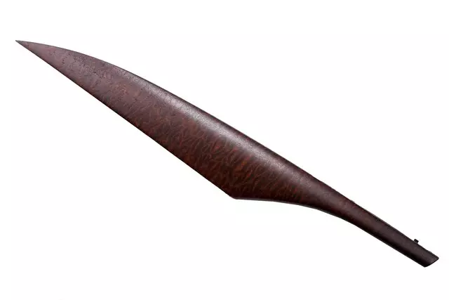 Rear Driver Side Door Trim Panel Applique in Natural Sapele