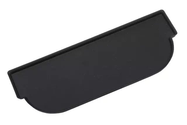 Jet Black Front Floor Console Cup Holder Liner