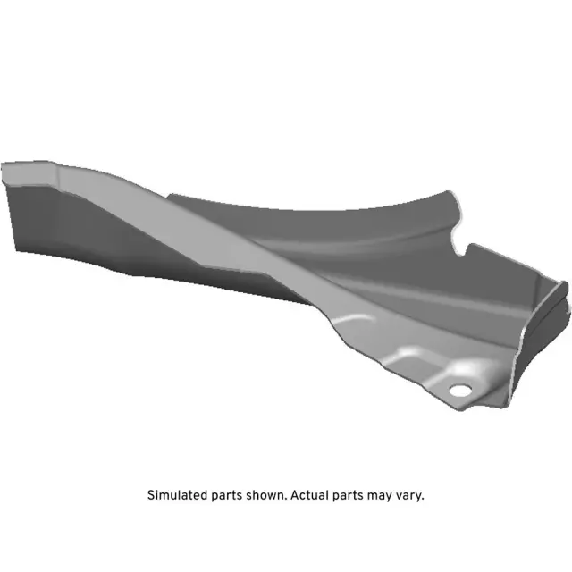 Passenger Side Rear Compartment Floor Panel Rail Extension