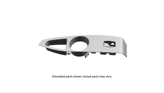 Shale Rear Driver Side Door Armrest Switch Bezel