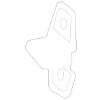 Door Lock Striker Plate