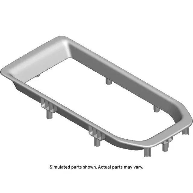 Black Front Floor Console Armrest Stowage Tray