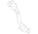 Exhaust Gas Line, Front